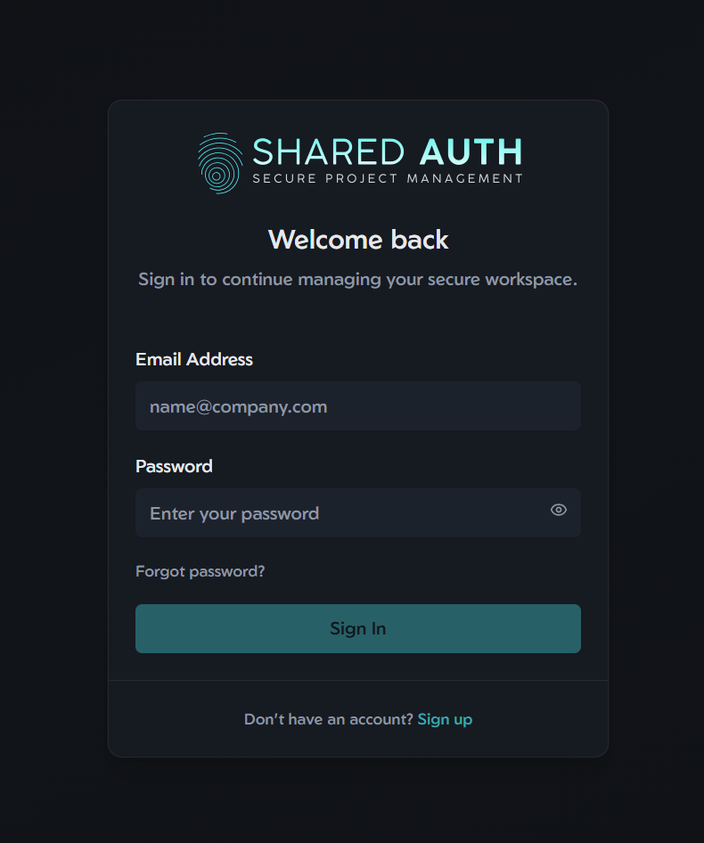 Shared Auth
